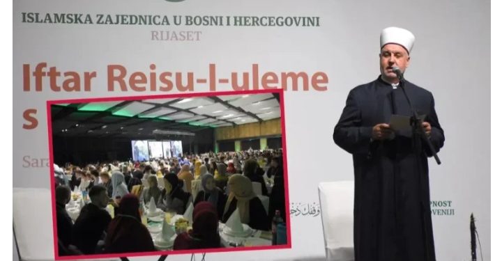 Više od 1.000 mladih u Sarajevu na iftaru s reisu -l-ulemom: Čuvajte vjeru i domovinu BiH