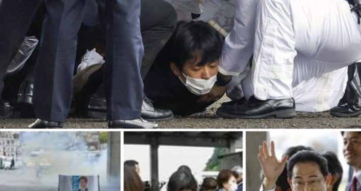Napad na japanskog premijera dimnom bombom, odmah sklonjen na sigurnom