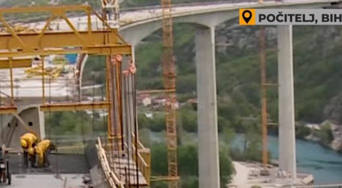 U BiH se gradi jedan od najviših mostova u regionu VIDEO