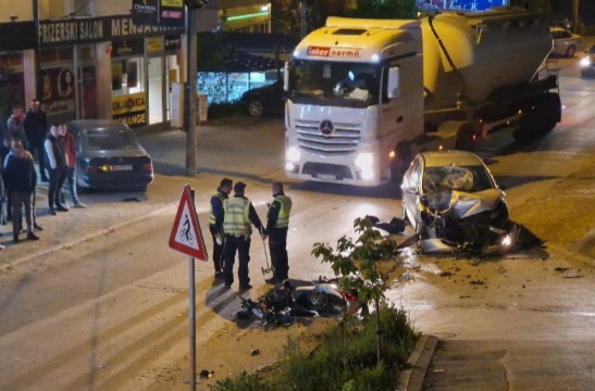 Novi Pazar: Teška saobraćajna nesreća jod Lukoil pumpe