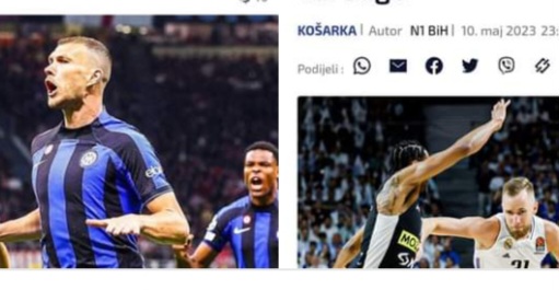 Dva najveća i najbolja ambasadora Bosne i Hercegovine- Edin Džeko i Dzanan Musa