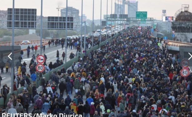 U Beogradu održan drugi protest “Srbija protiv nasilja”, građani blokirali Gazelu VIDEO