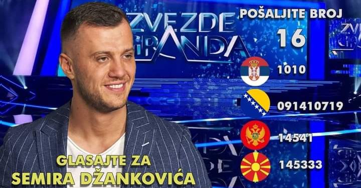 Novi Pazar ima prvi put finalistu “Zvezda granda”-Semir Džanković. Ovako možete glasati