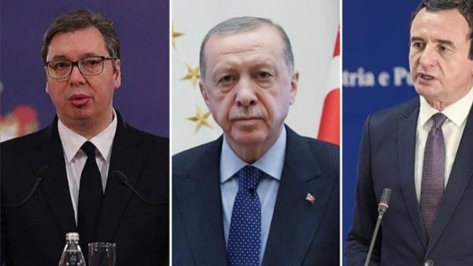 Erdogan u telefonskom razgovoru sa Vučićem i Kurtijem pozvao na dijalog