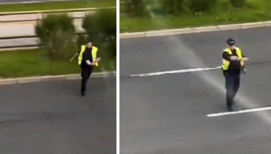 Sarajevo: Policajac iskače iz žbunja s radarom i zaustavlja auta (VIDEO)