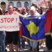 Beč: Kosovska dijaspora održala protest podrške Aljbinu Kurtiju VIDEO