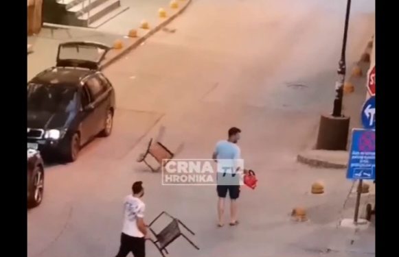 Čovjek uzeo motornu testeru i krenuo u lokal, prisutni ga gađali stolicama VIDEO