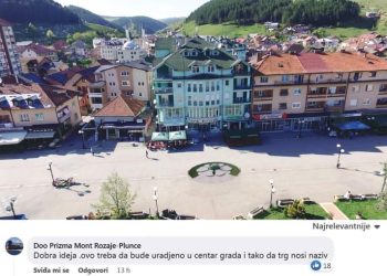 ROŽAJE: IZGRADIĆE SE FONTANA ”SREBRENIČKI CVIJET” U PARK ŠUMI, građani traže na trg u centru