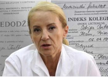Zagrebački indeks Sebije Izetbegović na Medicinskom fakultetu u Zagrebu je autentičan