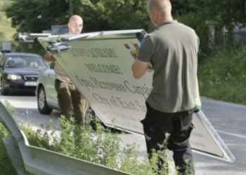 Uklonjena jedna tabla o “157.000 Srba koji su morali napustiti Sarajevo” jer se nalazi u FBiH