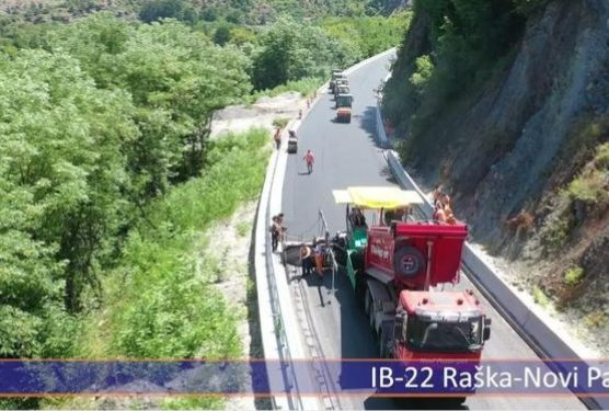 Zbog izvođenja završnih radova totalna obustva saobraĉaja Novi Pazar- Raška od petka do utorka
