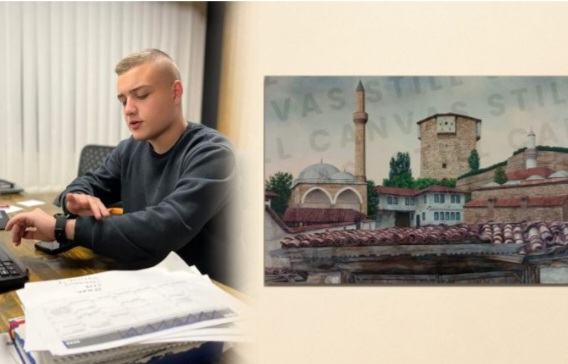 Ibrahim Dreković čuva prošlost kroz umejetničke slike na platnu