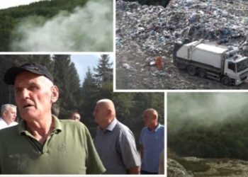 Mještani okolnih sela gidinama udišu dim i smrad sa deponije Golo Brdo, najavljena blokada VIDEO