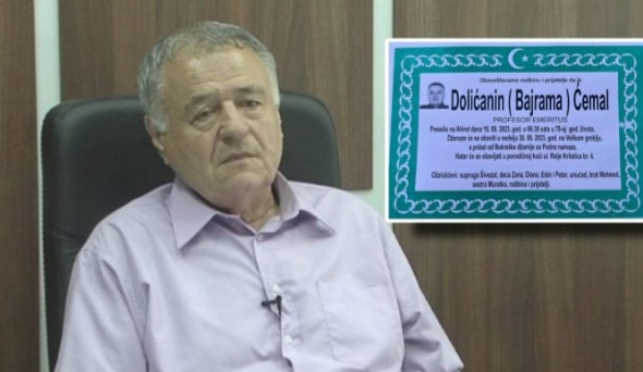 Preselio prof.dr Ćemal Dolićanin, prvi rektor državnog univerziteta u Novom Pazaru