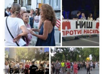 Protesti nastavljeni u nekoliko gradova, u Milanovcu uleteo vozač sa autom  u masu