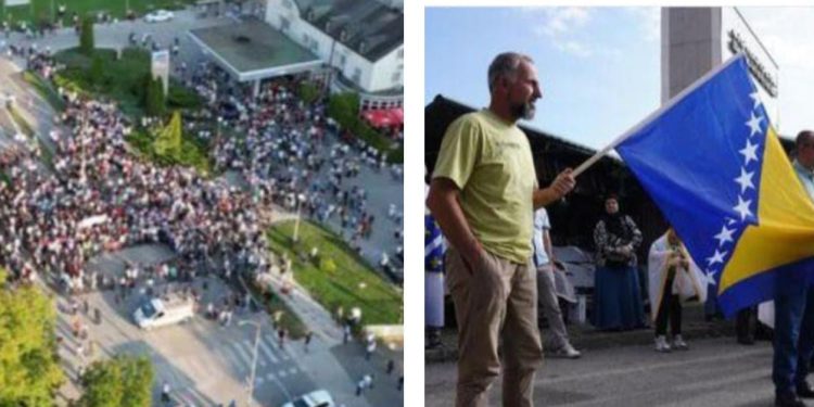 BiH: Srbi održali skup podrške Dodiku, na Alipašinpm polju kontraskup
