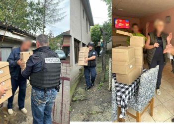 Policija Kosova podijelila srpskim domaćinstvima u Banjskoj i Zvečanu 100 paketa pomoći