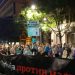 Završen 22. protest “Srbija protiv nasilja”, RTS obojen u boju pinka. VIDEO