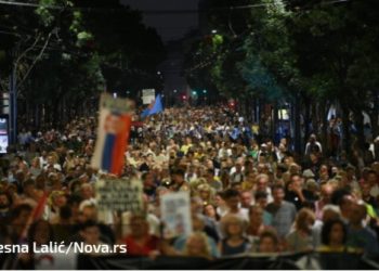 18. protest Srbija protiv nasilja završen, učesnici tražili blokadu Skupštine