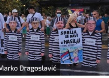 Završen 21. protest Srbija protiv nasilja, nova 4 zahteva RTS-u