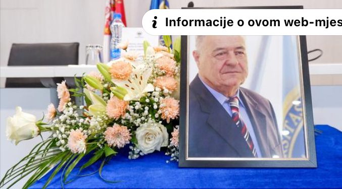 Na DUNP održana komemoracija  rahmetli Dr Ćemalu Dolićanin, prvom rektoru ovog univerziteta