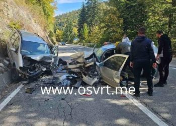 Teška saobraćajna nesreća na putu Rožaje-Berane