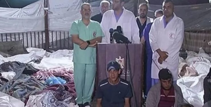 Najžalosnija konferencija za štampu na mjestu genocida izraelskih monstruma
