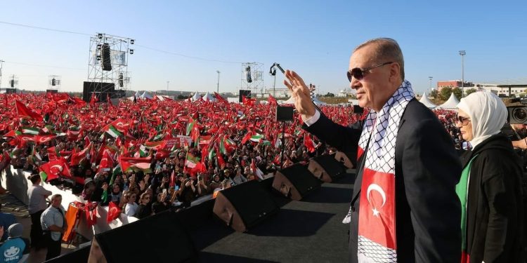 Preko milion ljudi na protestu u Istanbulu protiv genocida u Gazi