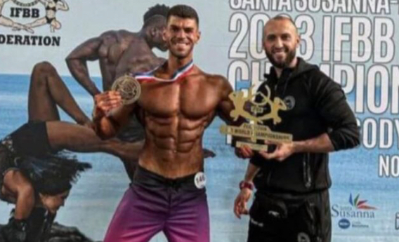 Novopazarac- Dženan Ademovic svjetski prvak u “men fizik” bodibildingu