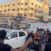 Izraelski agresori bombardovali kola hitne pomoći i glavni ulaz u bolnicu, više Palestinaca poginulo