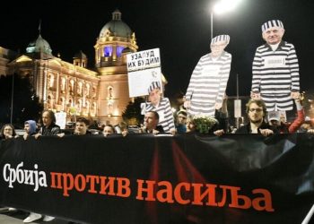 Održan 27. protest “Srbija protiv nasilja”, tema izbori i mediji