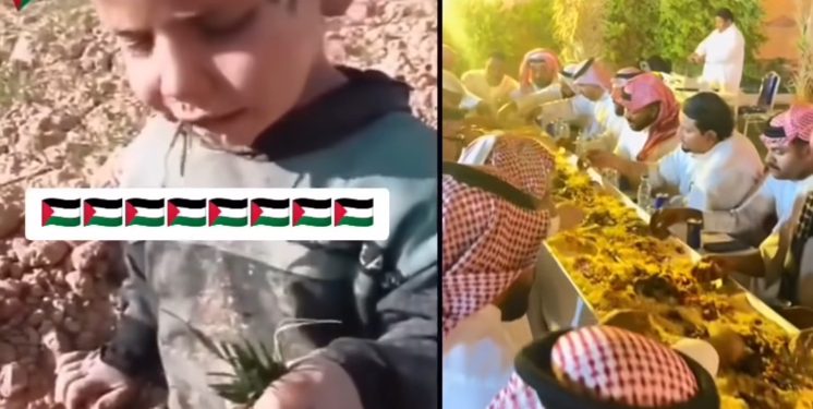 Obrok palestinskog djeteta i bogatih Arapa: “Nije Musliman ko legne sit a komšija mu gladan”