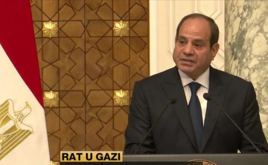 Diktator Sisi predlaže demilitarizaciju Palestine, valjda da bi ih lakše porobili i pobili