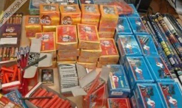 Velika zaplena pirotehničkih sredstava, vlasniku podnijeta krivična prijava