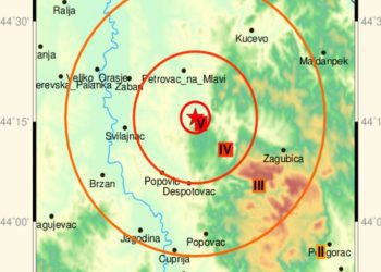 Još jedan jak zemljitres pogodio Srbiju u ranim časovima