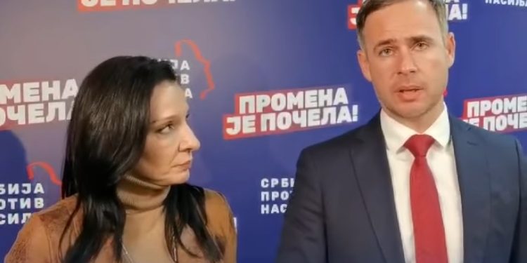Održan protest Srbija protiv nasilja zbog krađe glasova u Beogradu, Marinića i Aleksić počeli štrajk glađu