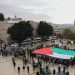 Palestinska zastava na Badnjak u Betlehemu u znak solidarnosti sa Gazom