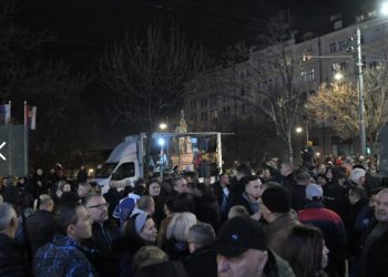 Sedmi protest Srbija protiv nasilja::Izbori pokradeni, tražimo ponavljanje