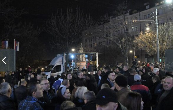 Sedmi protest Srbija protiv nasilja::Izbori pokradeni, tražimo ponavljanje