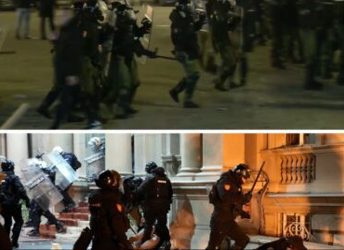 Haos na ulicama Beograda, policija kao za vrijeme Miloševiću rasterala demonstrante VIDEO