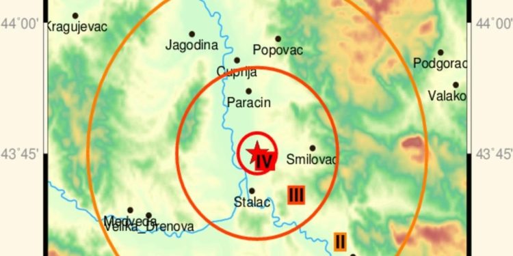 5 zemljotresa u seriji pogodilo isti grad, burna noć u Srbiji