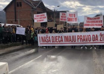 Novopazarsko naselje Mur i dalje rizično za pješake, nisu ispunjeni zahtjevi sa protesta