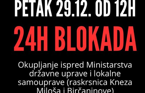 11. protest „Srbije protiv nasilja“počeo ispred zgrade RIK-a, sutra blokada 24 sata