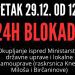 11. protest „Srbije protiv nasilja“počeo  ispred zgrade RIK-a, sutra blokada 24 sata