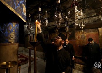 Pravoslavci solidarni sa Palestincima Gaze, Božić bez slavlja