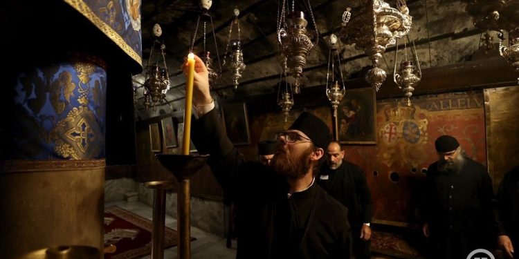 Pravoslavci solidarni sa Palestincima Gaze, Božić bez slavlja