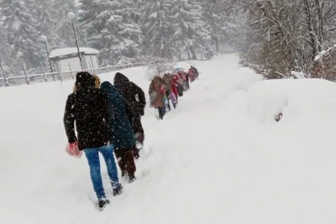 Temperatura -27 ali nastava u školi se odvija, Karajukiće Bunari “Pešterski Sibir”