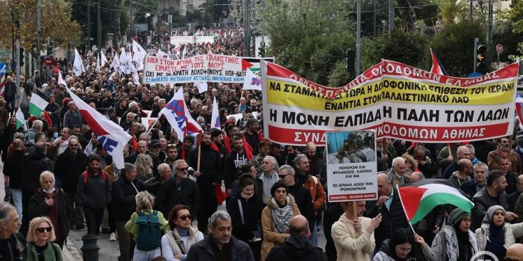Hiljade ljudi na protestima u Atini i Stockholmu protiv agresije na Pojas Gaze