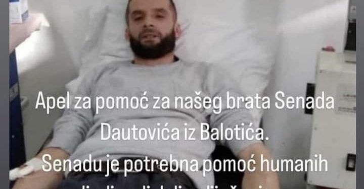 Apel za pomoć Senadu Dautovići, test za Rožajce i okolinu