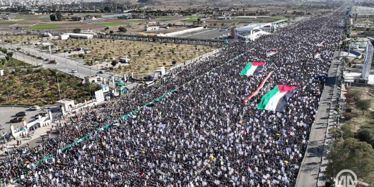Narod Jemena je čvrsto uz braću Palestince, veliki skup podrške